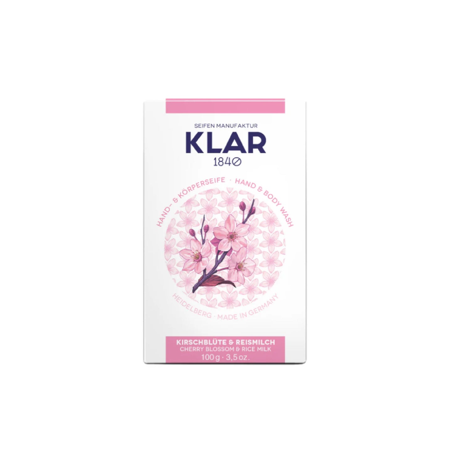 KLAR 洗手/沐浴香皂-櫻花米奶香皂
