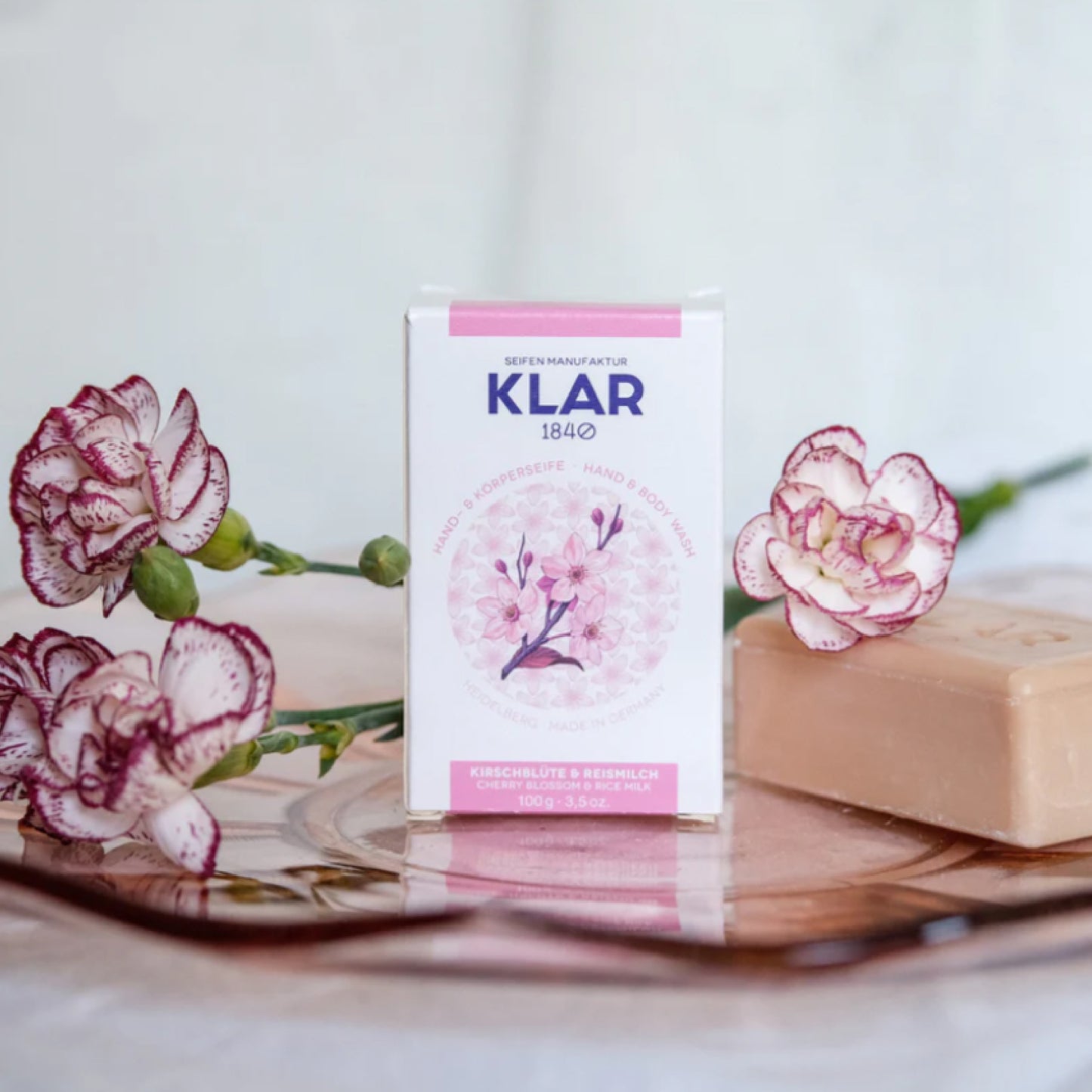 KLAR 洗手/沐浴香皂-櫻花米奶香皂