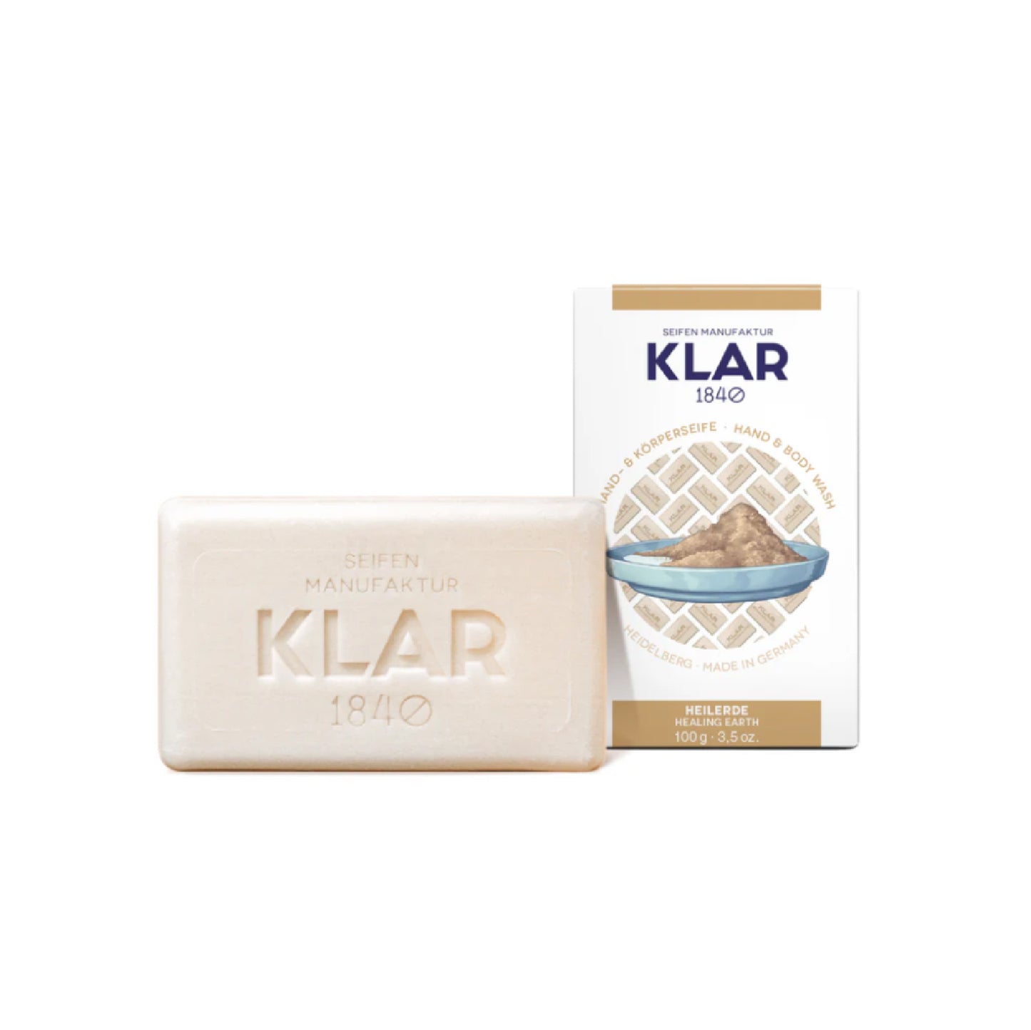 KLAR 洗手/沐浴香皂-抗菌火山泥香皂
