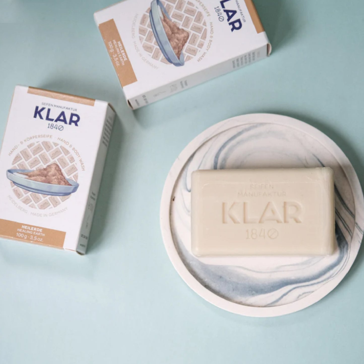 KLAR 洗手/沐浴香皂-抗菌火山泥香皂