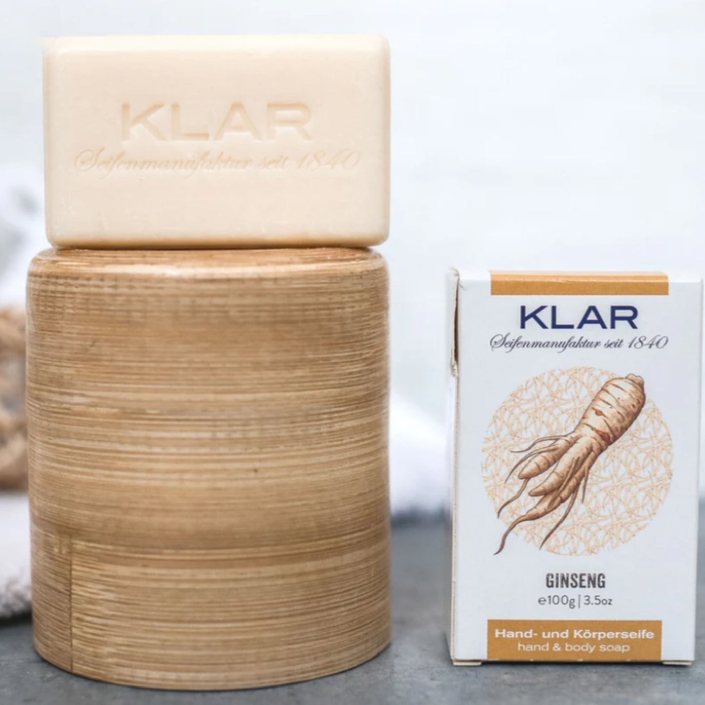KLAR 洗手/沐浴香皂-人參香皂