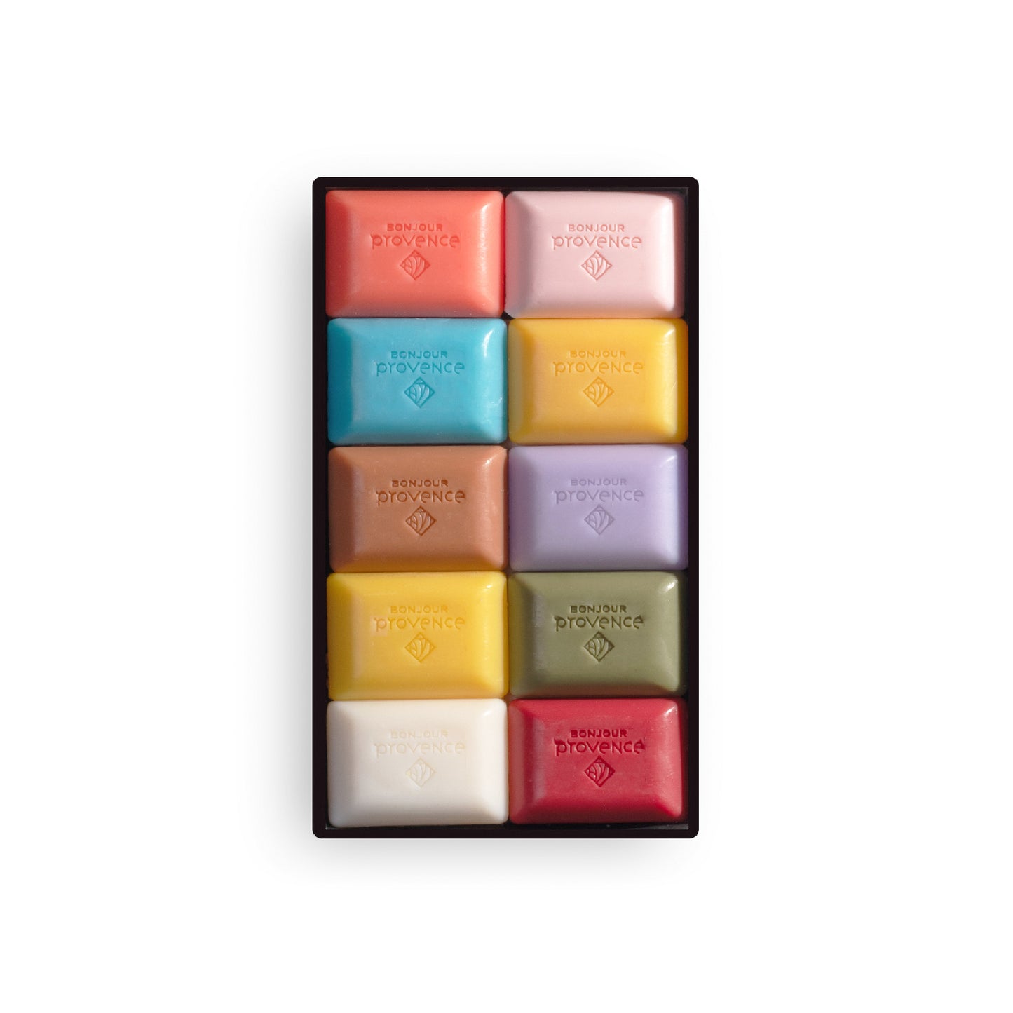 法國 Bonjour Provence | 迷你法斯彩磚皂禮盒-10入