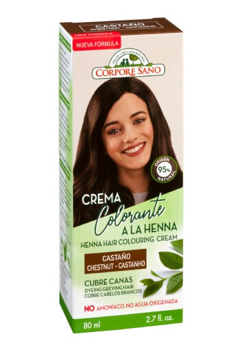 Corpore Sano沙諾-HENNA CHESTNUT HAIR COLOURING CREAM