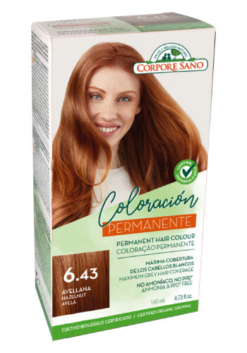 Corpore Sano沙諾-PERMANENT COLOUR 6.43 HAZELNUT