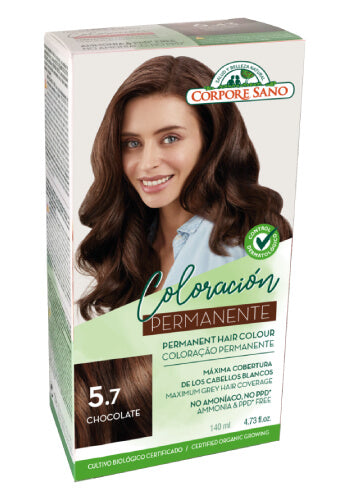 Corpore Sano沙諾-PERMANENT COLOUR 5.7 CHOCOLATE