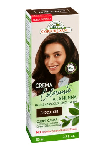 Corpore Sano沙諾-HENNA CHOCOLATE HAIR COLOURING CREAM