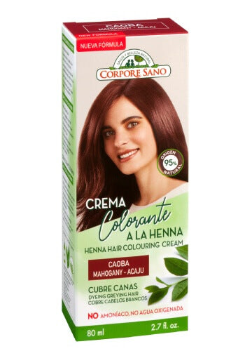 Corpore Sano沙諾-HENNA MAHOGANY HAIR COLOURING CREAM